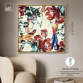 thumbnail image 5 of Maximalist Jungle Canvas Boho Maximalist Wall Art by Art Remedy, Gold Frame, 40" x 40", 5 of 7