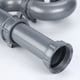 thumbnail image 2 of Sifón Universal Para Lavabos Y Fregaderos - Desagüe Lavabo Tubular - Sifón Regulable - Negro Mate JFHHH pequeña, 2 of 4