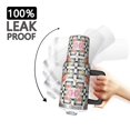 thumbnail image 3 of 40oz Pioneer Flower Floral Print Pattern Insulated Tumbler with Handle, BPA-Free Leak Proof Lid and Straws, Double Wall Vacuum, Hot 12h/Cold 34h, 3 of 6