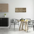 thumbnail image 3 of Stupell Industries Rustic Give Me Coffee Food & Beverage Painting Gallery Wrapped Canvas Art Print Wall Art, 30 x 13, 3 of 8