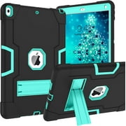 REQO iPad Air 3rd Generation Case, iPad Pro 10.5" 2017 Case, 3 Layers Heavy Duty Rugged Shockproof Kickstand Protective Tablet Case Cover for iPad Air 3 10.5" 2019 /iPad Pro 10.5" 2017