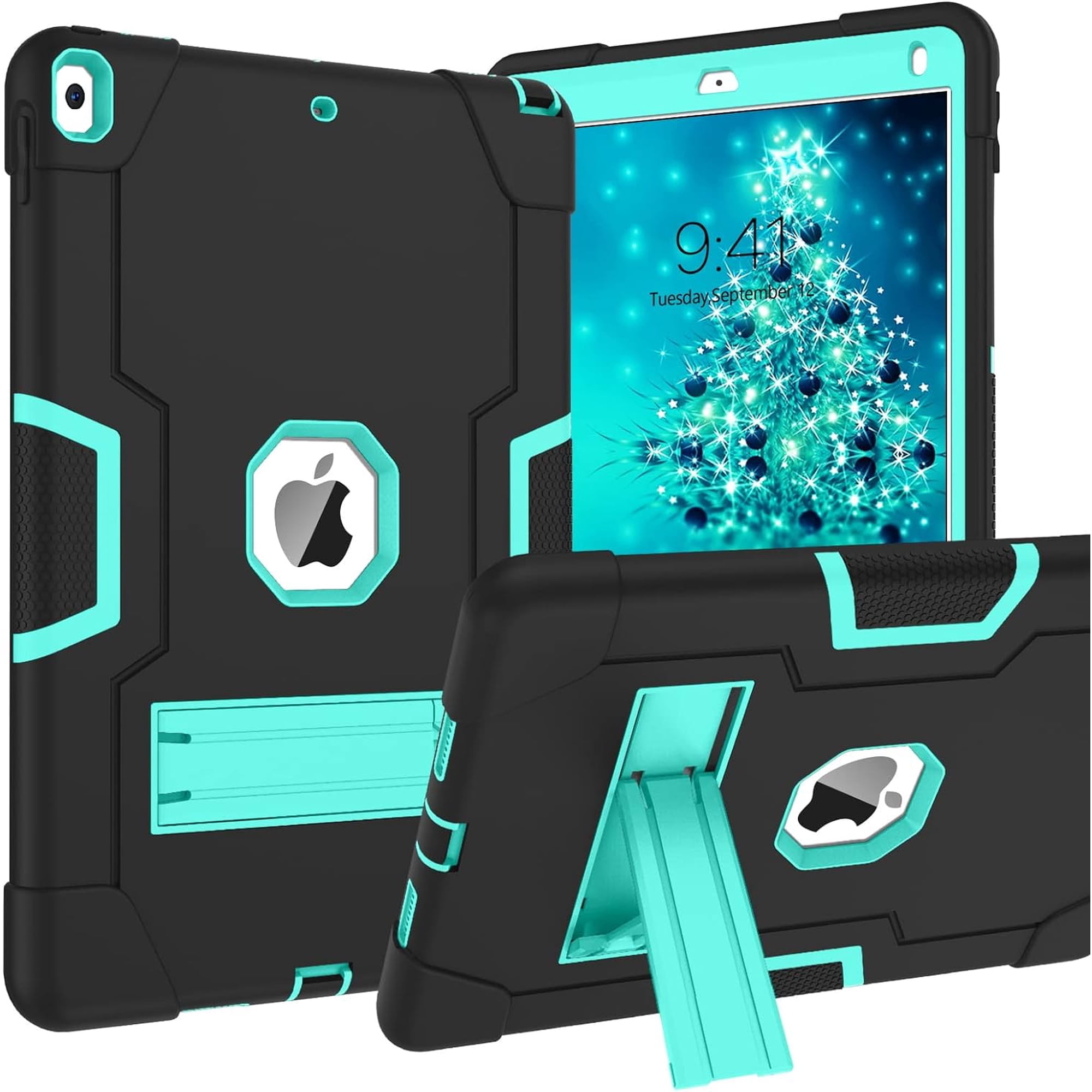 REQO iPad Air 3rd Generation Case, iPad Pro 10.5" 2017 Case, 3 Layers Heavy Duty Rugged Shockproof Kickstand Protective Tablet Case Cover for iPad Air 3 10.5" 2019 /iPad Pro 10.5" 2017