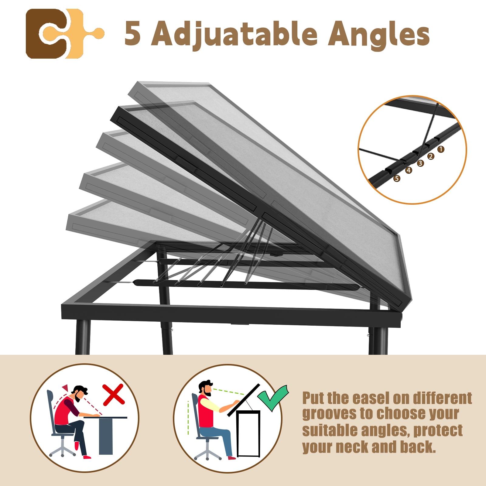 Puzzle Board for Adults,  Foldable Jigsaw Puzzle Table with Drawers, Metal & Plastic Frame, H-Shaped Legs, 1500 Pieces