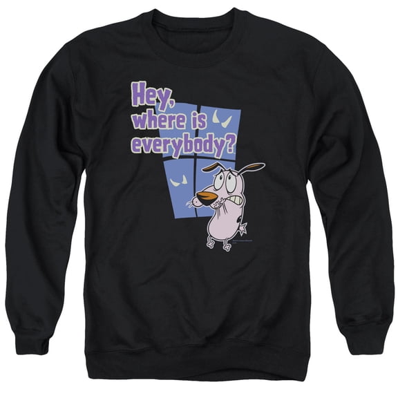 Courage - Where Is Everybody - Crewneck Sweatshirt - Small