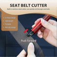 thumbnail image 5 of 4 Pack Emergency Car Window Breaker and Seatbelt Cutter - Safety Hammer SZRH A-DS, 5 of 5