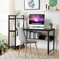Costway Sturdy Workstation: Compact Work Space with Multi-Functional ...