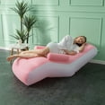 thumbnail image 4 of 1Pc Inflatable Lazy Sofa Home Leisure Fashion Comfortable  Inflatable Air Sleeping Bed Indoor Collapsible Bed Leisure Sofa, 4 of 8