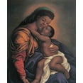 thumbnail image 2 of Unknown 20x23 Gold Ornate Wood Framed with Double Matting Museum Art Print Titled - Black Madonna, 2 of 4