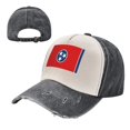 thumbnail image 7 of Men Women Tennessee Flag Baseball Cap Golf Dad Hat Adjustable Low Profile Cotton Hat, 7 of 7
