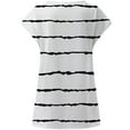 thumbnail image 4 of TIHLMK Shirts for Women White Women's Fashion Casual Printing O-Neck Loose Short Sleeve T-shirt Pullover Tops Gift for Womens Tops, 4 of 7