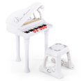 thumbnail image 2 of Costway Teclado de Piano Electrónico para Niños de 31 Teclas con Taburete Piano de Juguete Portátil con Micrófono LED 35 x 30 x 55 cm, 2 of 9