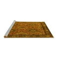 thumbnail image 2 of Ahgly Company Machine Washable Indoor Rectangle Persian Yellow Traditional Area Rugs, 5' x 7', 2 of 4