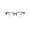 Purple, variant on Optical Quality Narrow Half Horn Rim Rectangular Eyeglasses Frame Shiny Black