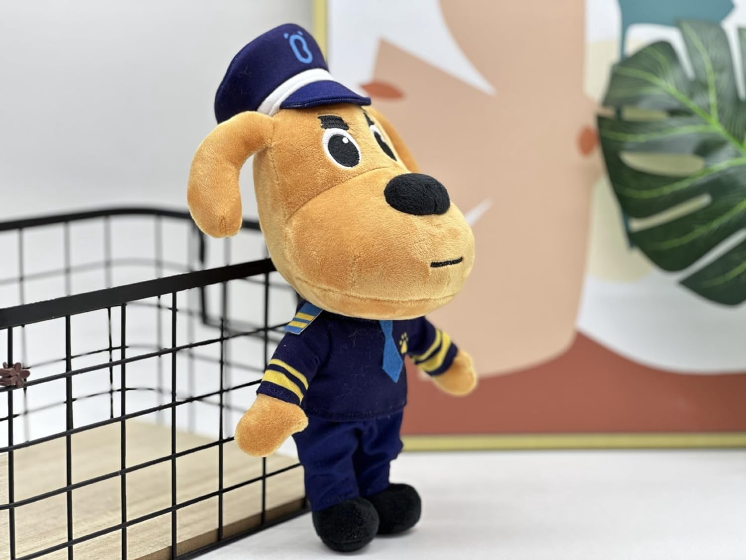 Sheriff Labrador Soft Plush Toy, PP Cotton, 9.8"