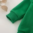 thumbnail image 5 of Staki St Patricks Day Baby Girl Outfit Charmer Long Sleeve Shamrock Sweatshirt Romper Newborn Fall Clothes St Patricks Day Baby Girl Jumpsuits 0-12Y(Green,6-9 Months), 5 of 9