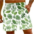 thumbnail image 2 of Xysaqa Mens Swim Trunks Men Big & Tall Casual Summer Hawaiian Beach Shorts with Pockets and Drawstring 3X 4X 5X Clearance, 2 of 6