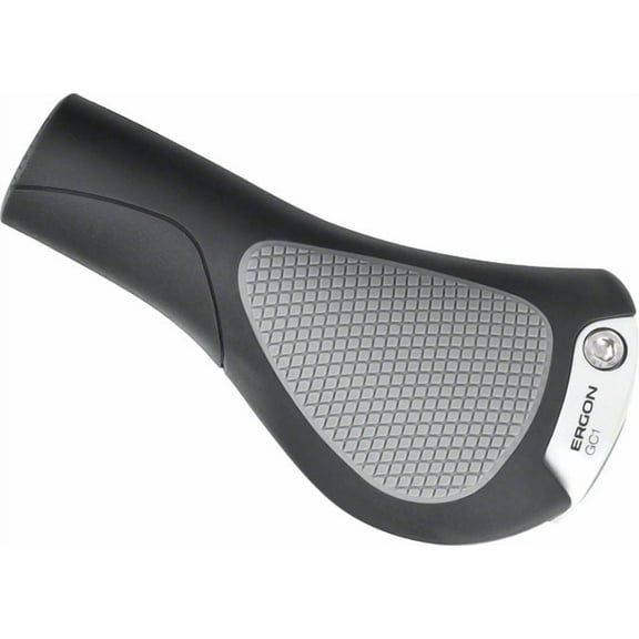 Ergon GC1 Grips Black Gray Lock-On Aluminum Clamp Toxin Free UV Stable