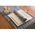 thumbnail image 2 of DII Black & White Herringbone Table Runner, 72 x 14", 100% Cotton, 2 of 8