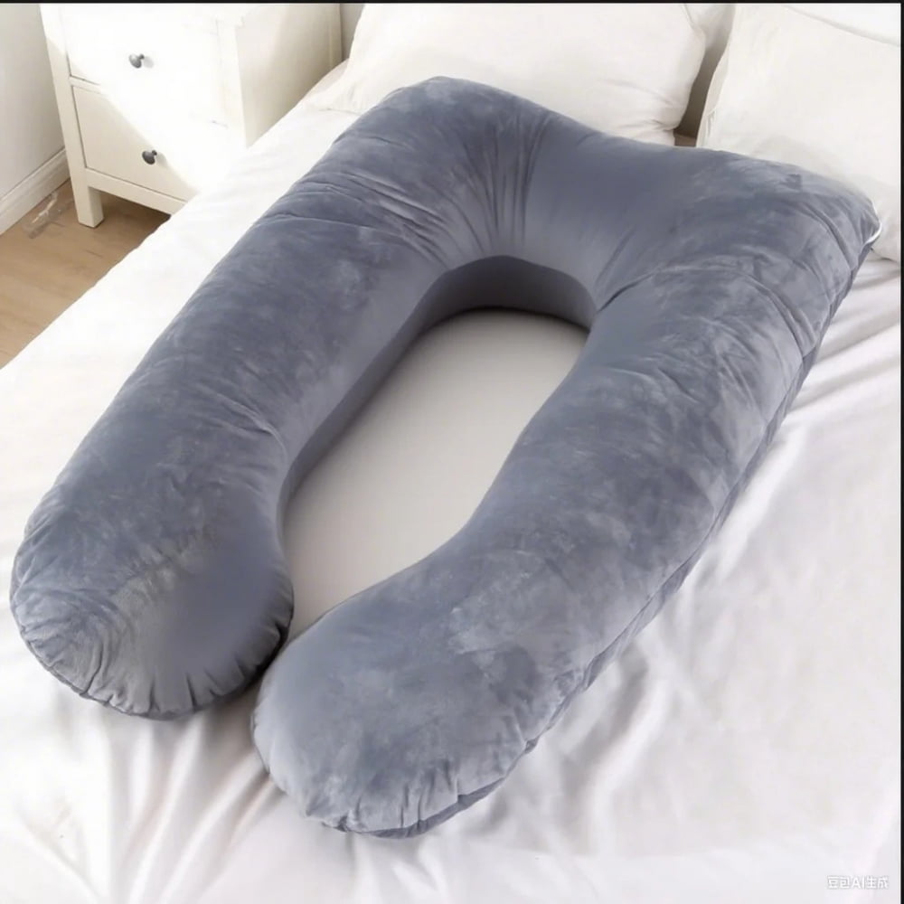 The velvet maternity pillow is soft to the touch and less irritating to the skin, bringing a comfortable touch to pregnant women