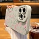 thumbnail image 4 of Funda de teléfono con patrón de rama de flores para iPhone 16, 15, 14, 13, 12, 11 Pro Max, XS, XR, 7, 8 Plus, funda de silicona suave mate a prueba de golpes, 4 of 5