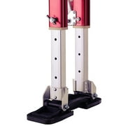 Pentagon Tool Professional 18-30 Drywall Stilts For Sheetrock Painting or Cleaning - Red