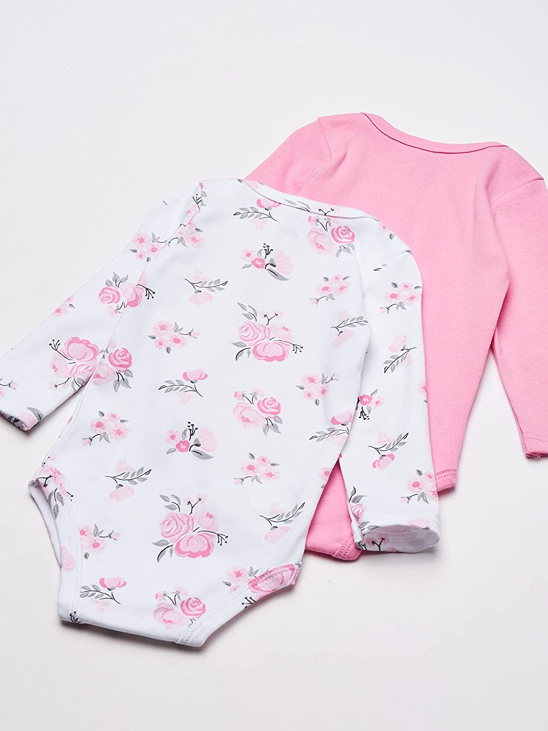 Hudson Baby Cotton Long-Sleeve Bodysuits, 5-Pack, Newborn- 24 Months