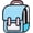 Light Blue, variant on 3D Jump Style Kawaii Cartoon Sketch Daypack, 2D Comic Drawing Anime Canvas Backpack, Large Capacity Waterproof Multi-Purpose Bag for Travel Work Picnic Daily Carry, Blue
