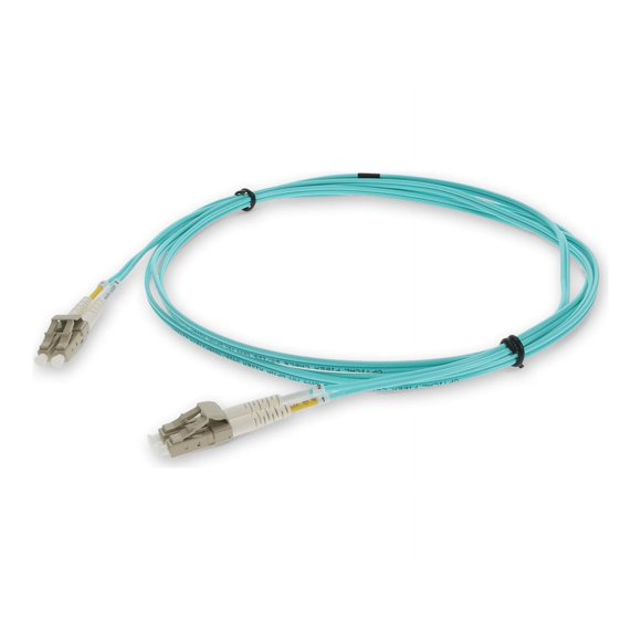 Proline - Patch cable - LC multi-mode (M) to LC multi-mode (M) - 0.5 m - fiber optic - duplex - 62.5 / 125 micron - OM3 - halogen-free - aqua