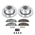 thumbnail image 3 of PowerStop Rear Z36 Truck & Tow Carbon-Fiber Ceramic Brake Pad and Drilled and Slotted Rotor Kit Fits: DODGE Select Models K5487-36, 3 of 9
