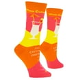 thumbnail image 5 of Cool Socks, Colorful Funny & Cute Novelty Socks for Women, Pina Colada Recipe, 5 of 6