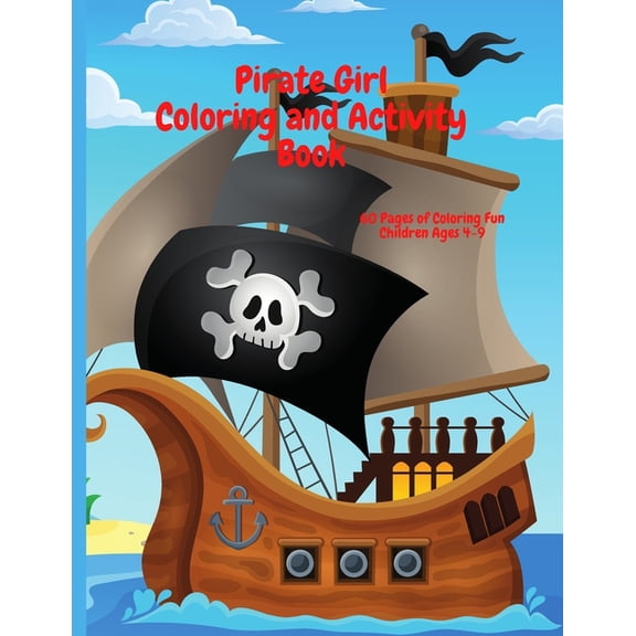 Pirate Girl Coloring and Activity Book, (Paperback)