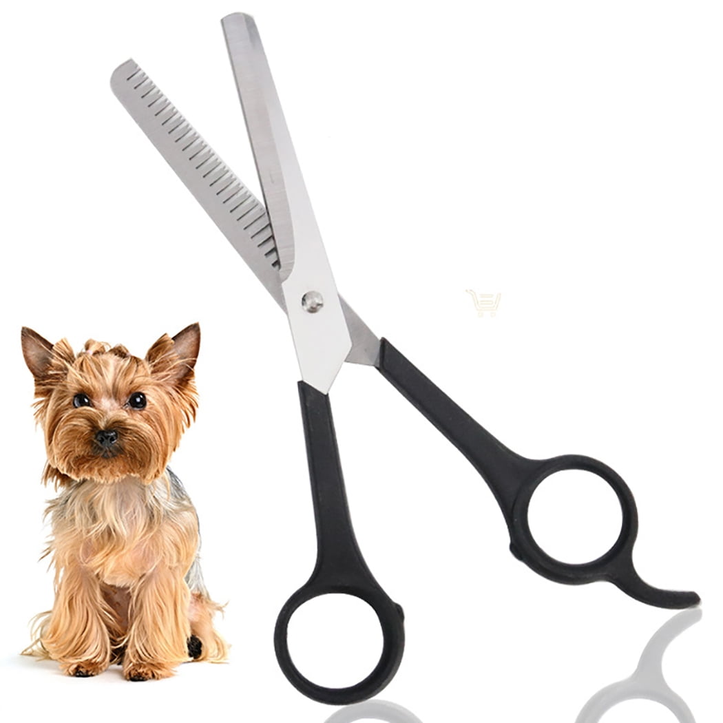 Pet Grooming Scissors Ergonomic Handle Hair Thinning Shears Dog