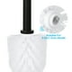 thumbnail image 5 of 5Pcs Recambio del cepillo de baño Cepillos de inodoro de plástico con forma de bola redonda Cabezas Limpiadores de cepillos para baño (A1-Blanco), 5 of 6