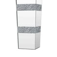 thumbnail image 6 of SHYFOY Glass Floor Vase with Crushed Diamond Inlay Mirror Vase Silver Large Size for Home Decor, 6 of 10