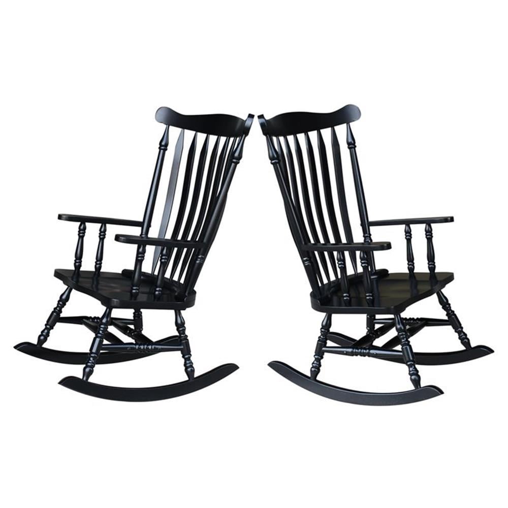 International Concepts Colonial Rocking Chair - Antique Black
