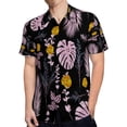 thumbnail image 4 of High Quality Hawaiian Shirts for Men Short Sleeve Aloha Beach Shirt Floral Summer Casual Button Down Shirts Blouses 3P9LE7, 4 of 7