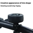 thumbnail image 4 of Compacts Waterproofed Bicycles Bells With Rotating Tire And Clear Ringing Sound For Easy Installation On Bikes, 4 of 8