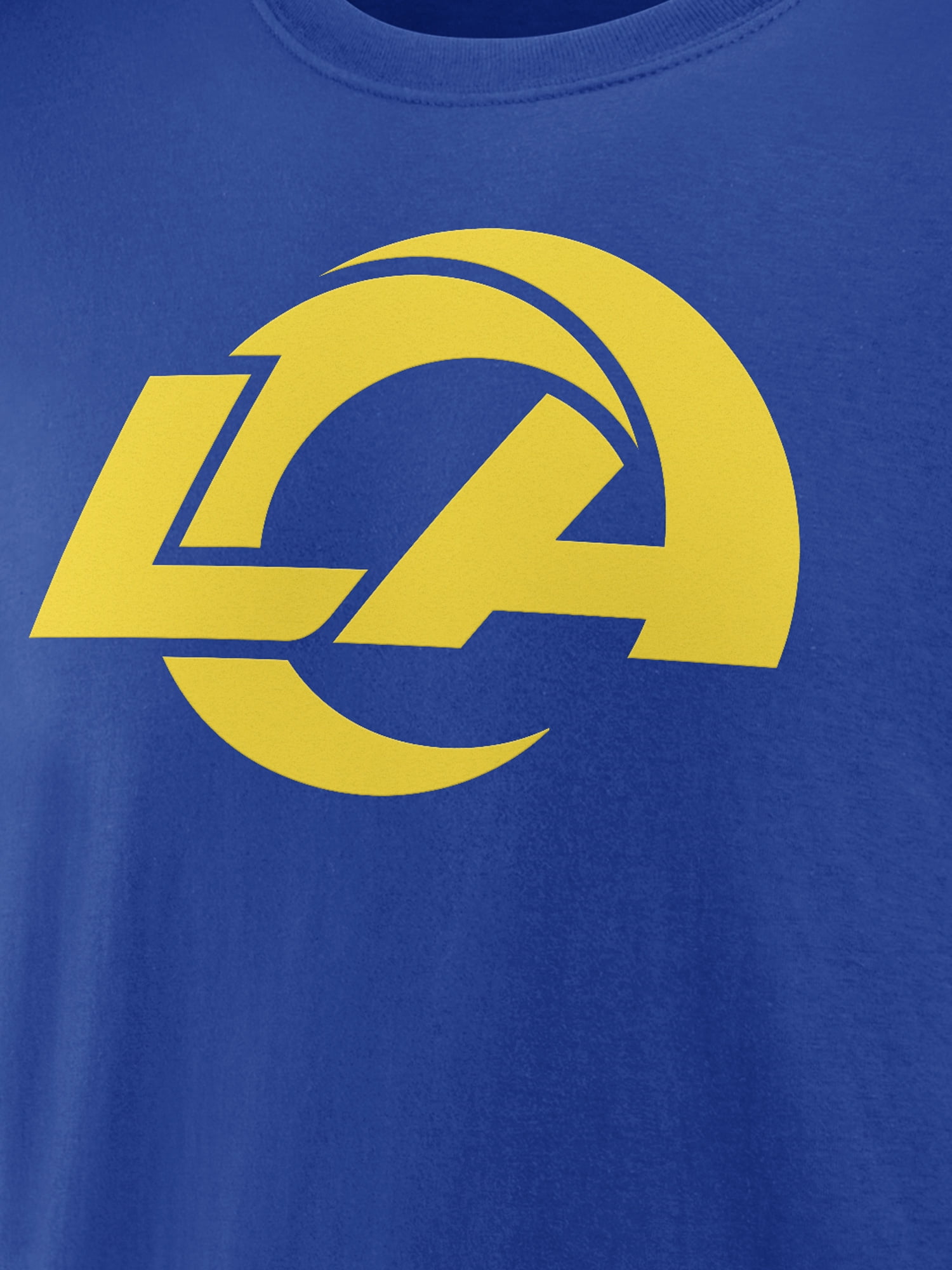 NFL Los Angeles Rams Men's Cotton Blue Short Sleeve T-Shirt