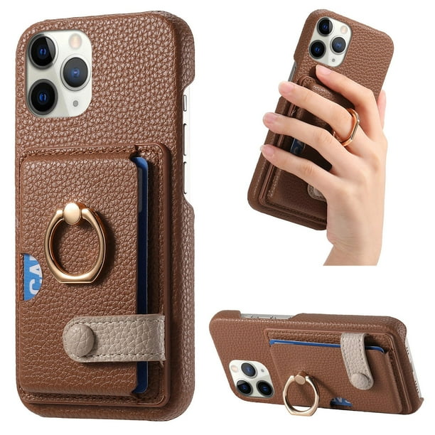 Compatible con iPhone 16, Funda GANGXUN con soporte magnético y tarjetero