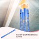 thumbnail image 5 of Uxcell 100Pcs Tubos de Campanas de Viento, 0.6x8cm Partes de Campanas de Viento de Aluminio con Cuerda [Azul], 5 of 7
