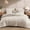 Beige, variant on Queen Comforter Set - 7 Pieces Dusty Blue Prewashed Bed in a Bag Queen Bedding Sets with Comforters, All Seasons Ultra Soft Comforter Bed Set with Sheets,Pillowcases & Shams