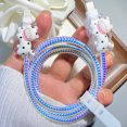 thumbnail image 2 of Tianyeda 2Pcs Cord Protectors with 1pc Spiral Protective Rope for iPhone Cable, 2 of 10