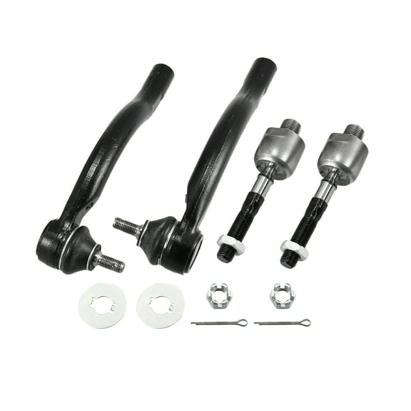 Front Inner Outer Tie Rod End Links Kit EV80210 ES80287 ES80288 for Honda Accord 2003-2007 for Acura TSX 2004-2008