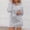 *Gray, variant on U Womens Striped 2 Piece Casual Sweatshirt Skirt Set,Long Sleeve Workout Set Matching Lounge Sets Black,Womens Plus L
