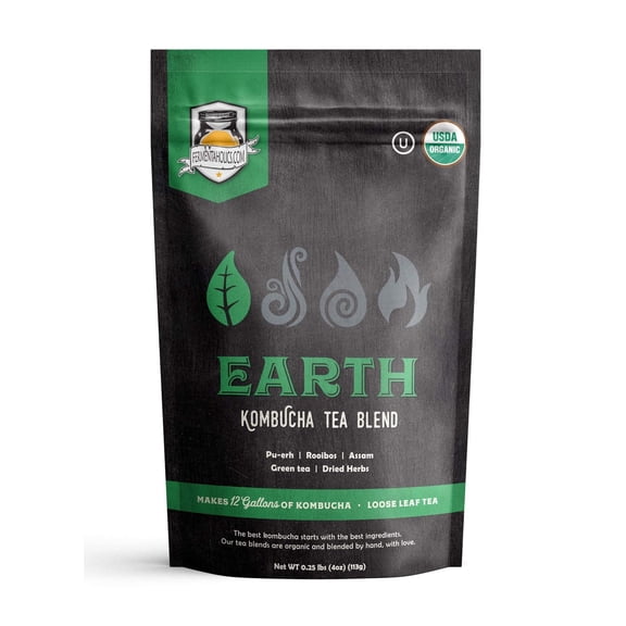 Elements - Earth Kombucha Loose Leaf Tea Blend - Makes 12 Gallons