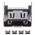 thumbnail image 4 of Conector de interfaz de puerto de toma HDMI para consola de juegos de 5 piezas de repuesto para PS4 SLIM/PRO, 4 of 12