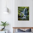 thumbnail image 3 of JEUXUS Waterfall in Tropical Rainforest of Canvas Wall Art Print, Rainforest Artwork, 3 of 4