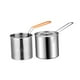thumbnail image 4 of Olla para freír, freidora japonesa Tempura, sartén para leche, , colador de pasta, cesta, freidora de aceite, olla para cocinar hornear en casa , sin cepillo para ollas, 4 of 8