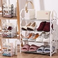 thumbnail image 2 of Simple four-layer shoe rack student dormitory lace assembly detachable shoe rack, 2 of 11