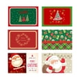 thumbnail image 1 of 6 manteles individuales navideños de limpieza para mesa de comedor, manteles individuales resistente al calor para el hogar, Acción de estiloB Gloria Manteles individuales de escritorio, 1 of 9